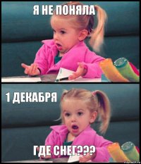 я не поняла  1 декабря Где снег???