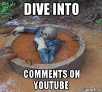 dive into comments on youtube
