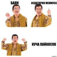 Баян Аудитория мемиуса Куча лайкосов