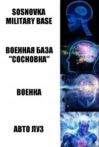 sosnovka military base Военная база ''сосновка'' Военка Авто луз