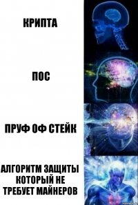 Крипта ПОС пруф оф стейк алгоритм защиты который не требует майнеров