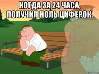 когда за 24 часа, получил ноль циферок. 