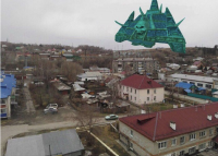 Создать мем Дрон Навального