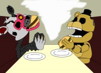 Создать мем ФНаФ мир FNaF world