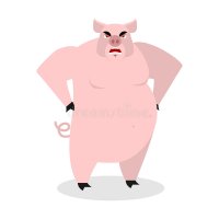 Создать мем Хряк и так блэт