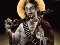 Создать мем Исус