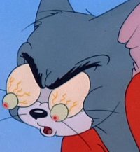 Создать мем Кот Том