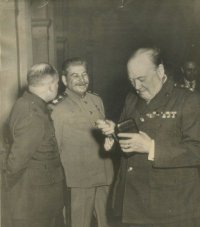 Сталин и черчилль