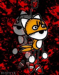 Создать мем Tails Doll