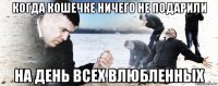 когда кошечке ничего не подарили на день всех влюбленных