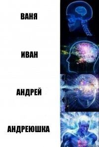 Ваня Иван Андрей андреюшка