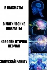 В шахматы В магические шахматы Королёк птичка певчая Запускай ракету