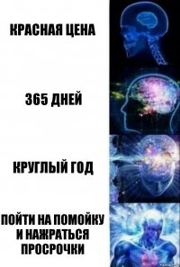 красная цена 365 дней круглый год пойти на помойку и нажраться просрочки