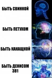 Быть свинкой Быть петухом Быть какащкой Быть Денисом 3в1