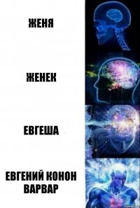 Женя Женек Евгеша Евгений Конон Варвар