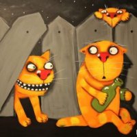 Кошка и сука