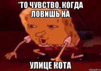 *то чувство, когда ловишь на улице кота