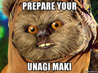 prepare your unagi maki