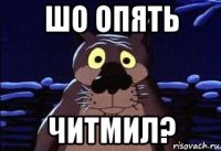шо опять читмил?