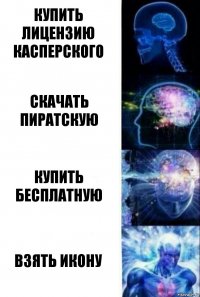 Купить лицензию Касперского Скачать пиратскую Купить бесплатную Взять икону