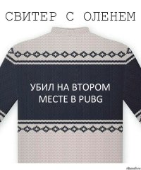 убил на втором месте в PUBG