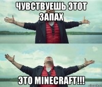 чувствуешь этот запах это minecraft!!!