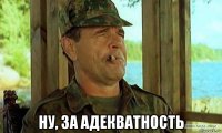  ну, за адекватность