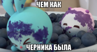 чем как черника была