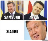 Samsung Apple xiaomi