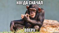 когда скачал оперу