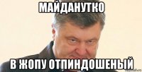 майданутко в жопу отпиндошеный