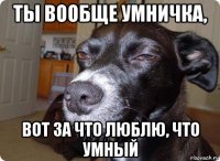 ты вообще умничка, вот за что люблю, что умный