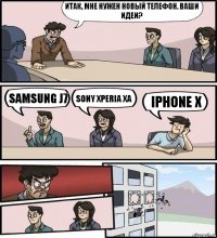 Итак, мне нужен новый телефон. Ваши идеи? Samsung j7 Sony Xperia XA Iphone X