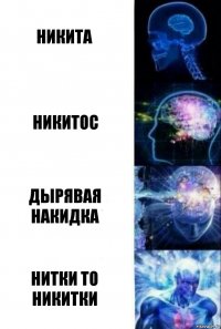 Никита Никитос Дырявая накидка Нитки то Никитки