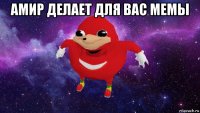 амир делает для вас мемы 