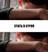 СТАТЬ В СТРОЙ