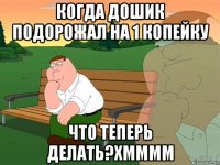 когда дошик подорожал на 1 копейку что теперь делать?хмммм