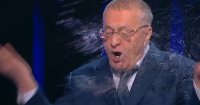 Жириновский облили водой в лицо