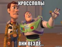кроссполы они везде...