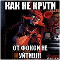 как не крути от фокси не уйти!!!!!