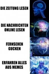 Die Zeitung lesen Die Nachrichten online lesen Fernsehen gucken Erfahren alles aus Memes