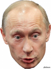 Putin is an ugly face