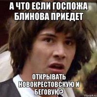 а что если госпожа блинова приедет открывать новокрестовскую и беговую?