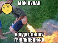 мой пукан когда слышу грюпьпьинфо