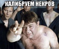 калибруем некров 