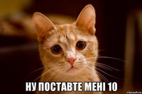  ну поставте мені 10