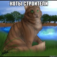 коты строители 