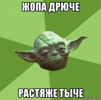 жопа дрюче растяже тыче