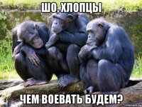 шо, хлопцы чем воевать будем?