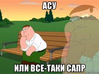 асу или все-таки сапр